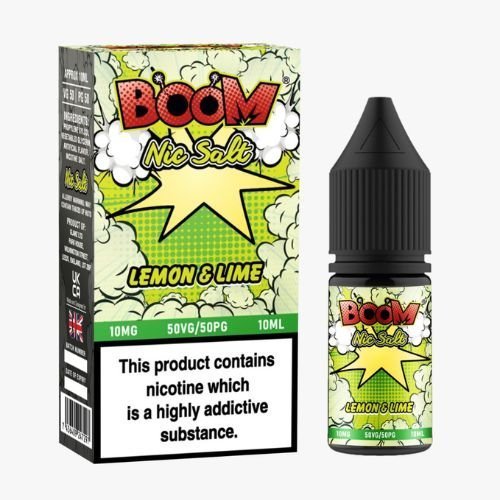 Buy Bulk Boom Nic Salts 10ml E - liquids - Box of 10 - Vape Wholesale Mcr