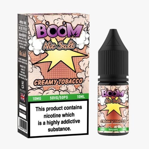 Buy Bulk Boom Nic Salts 10ml E - liquids - Box of 10 - Vape Wholesale Mcr