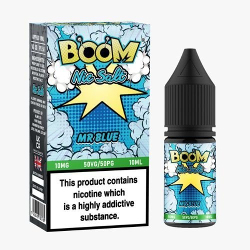 Buy Bulk Boom Nic Salts 10ml E - liquids - Box of 10 - Vape Wholesale Mcr
