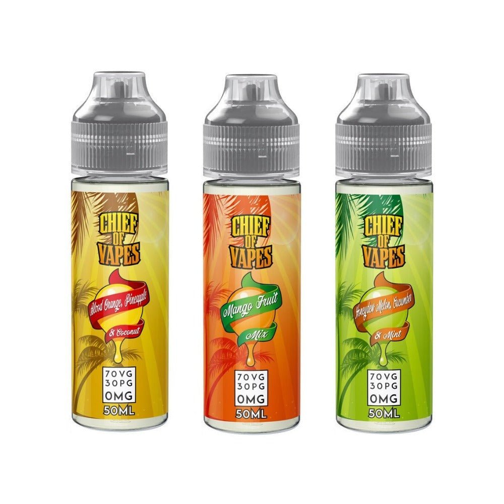 Buy Bulk Chief Of Vapes - Fireball - 50ml E - liquids Shortfill - Vape Wholesale Mcr