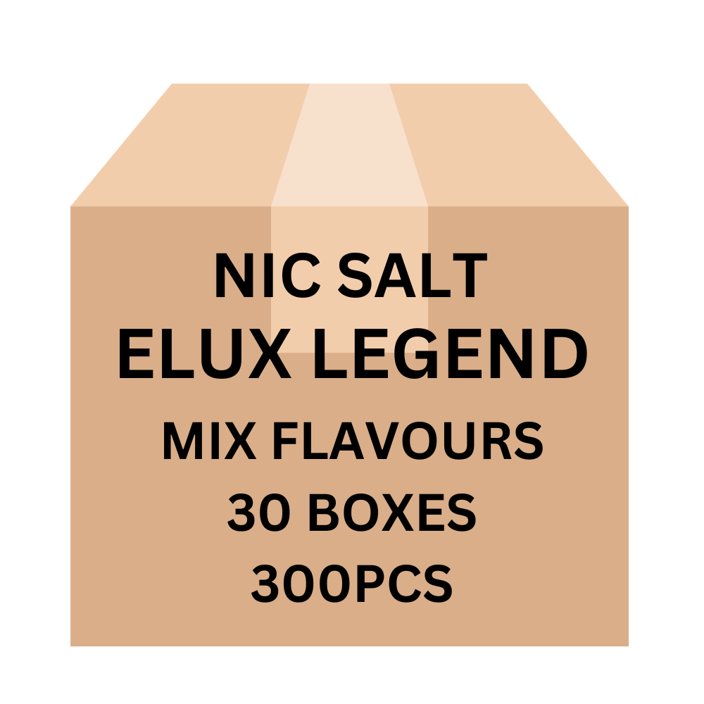 Buy Bulk Elux Legend Salt Mix Flavours Carton (30 Boxes) 300pcs - Vape Wholesale Mcr