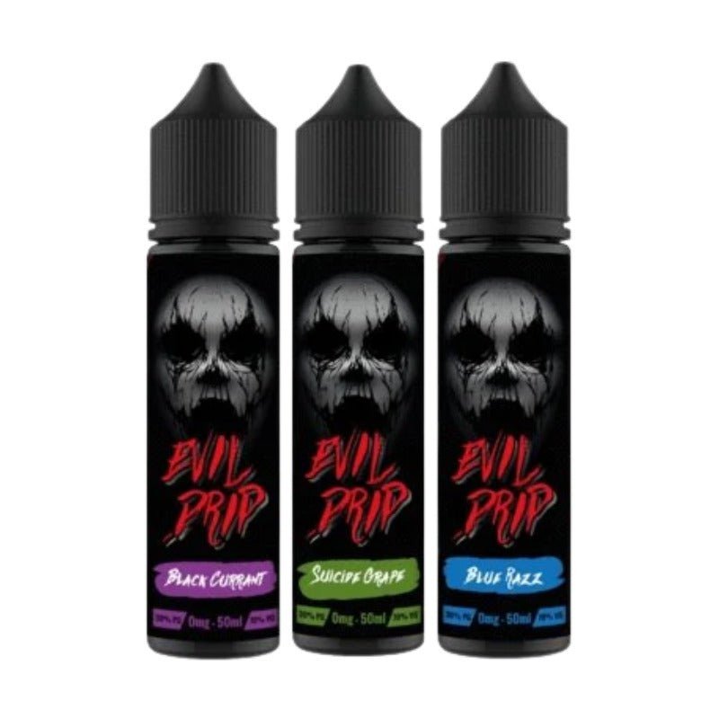 Buy Bulk Evil Drip 50ml Shortfill - Vape Wholesale Mcr