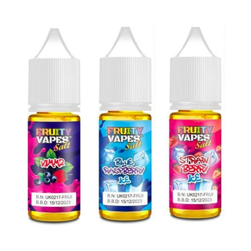 Buy Bulk Fruity Vapes Salt 10ml Nic Salts Box of 10 - Vape Wholesale Mcr