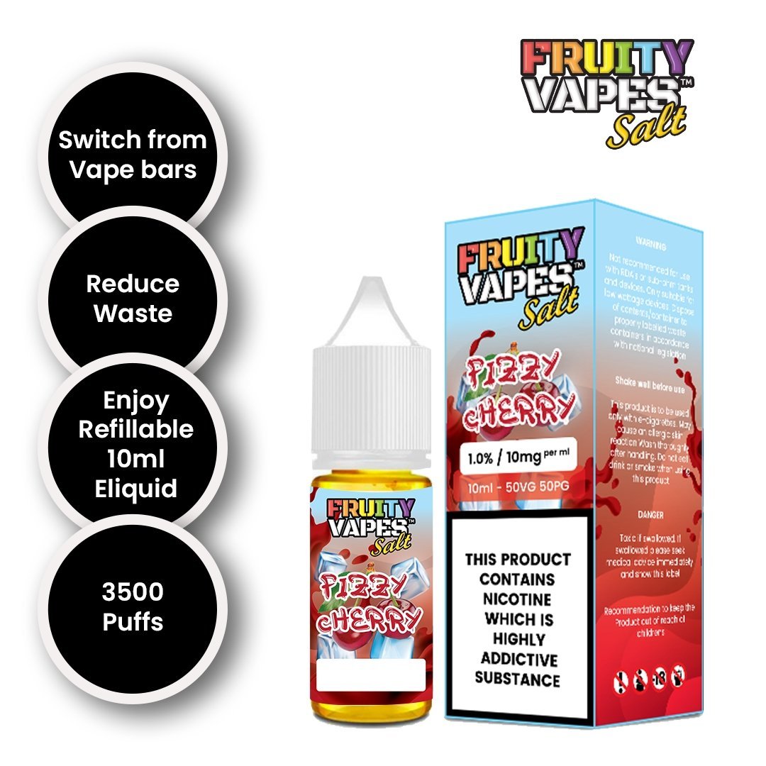 Buy Bulk Fruity Vapes Salt 10ml Nic Salts Box of 10 - Vape Wholesale Mcr