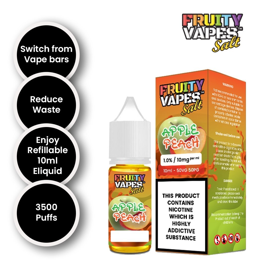 Buy Bulk Fruity Vapes Salt 10ml Nic Salts Box of 10 - Vape Wholesale Mcr