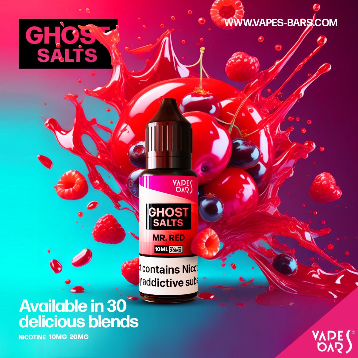 Buy Bulk GHOST 3500 Nic Salts 10ml - Box of 10 - Vape Wholesale Mcr