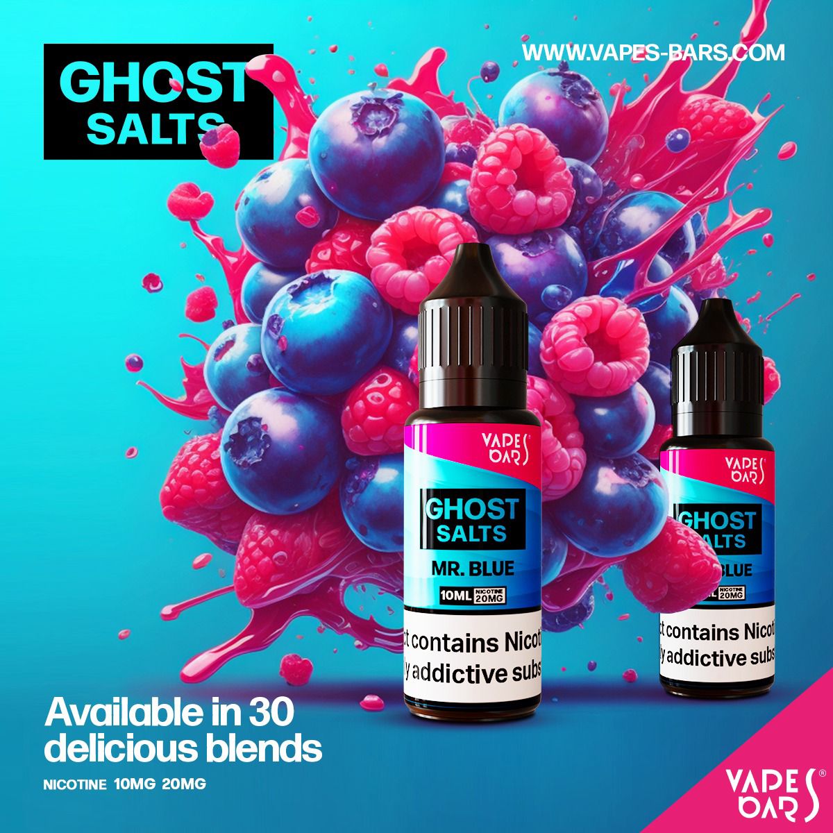 Buy Bulk GHOST 3500 Nic Salts 10ml - Box of 10 - Vape Wholesale Mcr