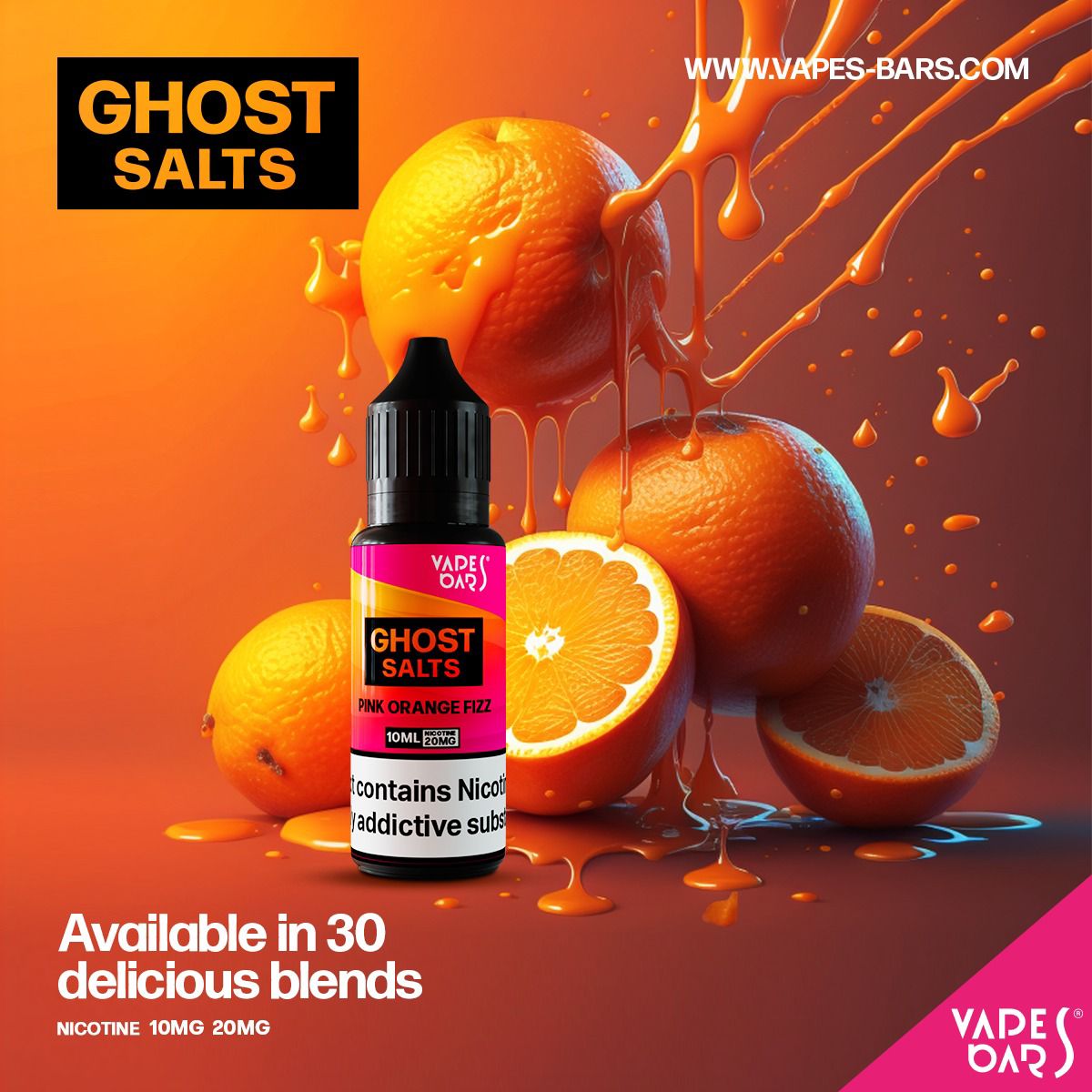 Buy Bulk GHOST 3500 Nic Salts 10ml - Box of 10 - Vape Wholesale Mcr