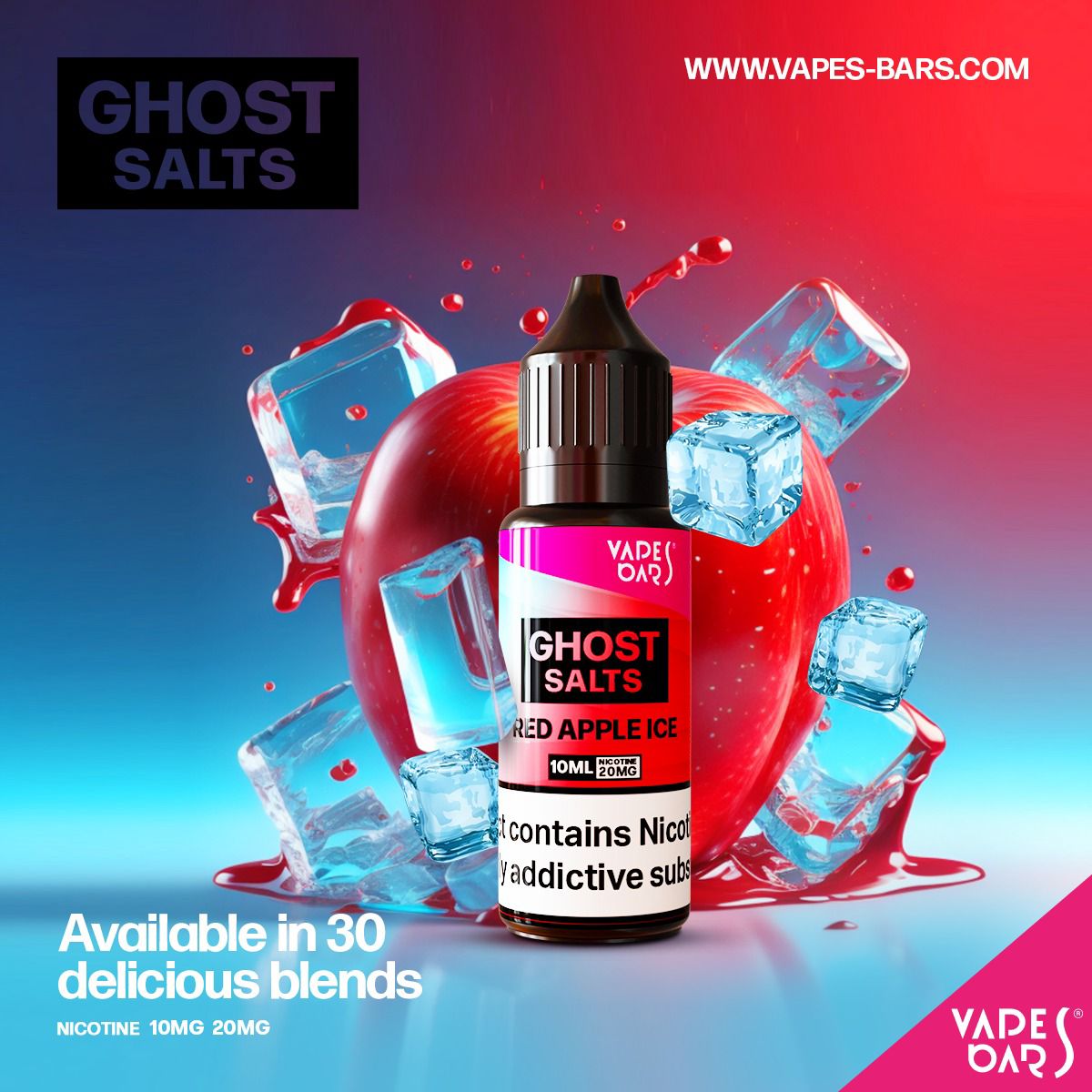 Buy Bulk GHOST 3500 Nic Salts 10ml - Box of 10 - Vape Wholesale Mcr
