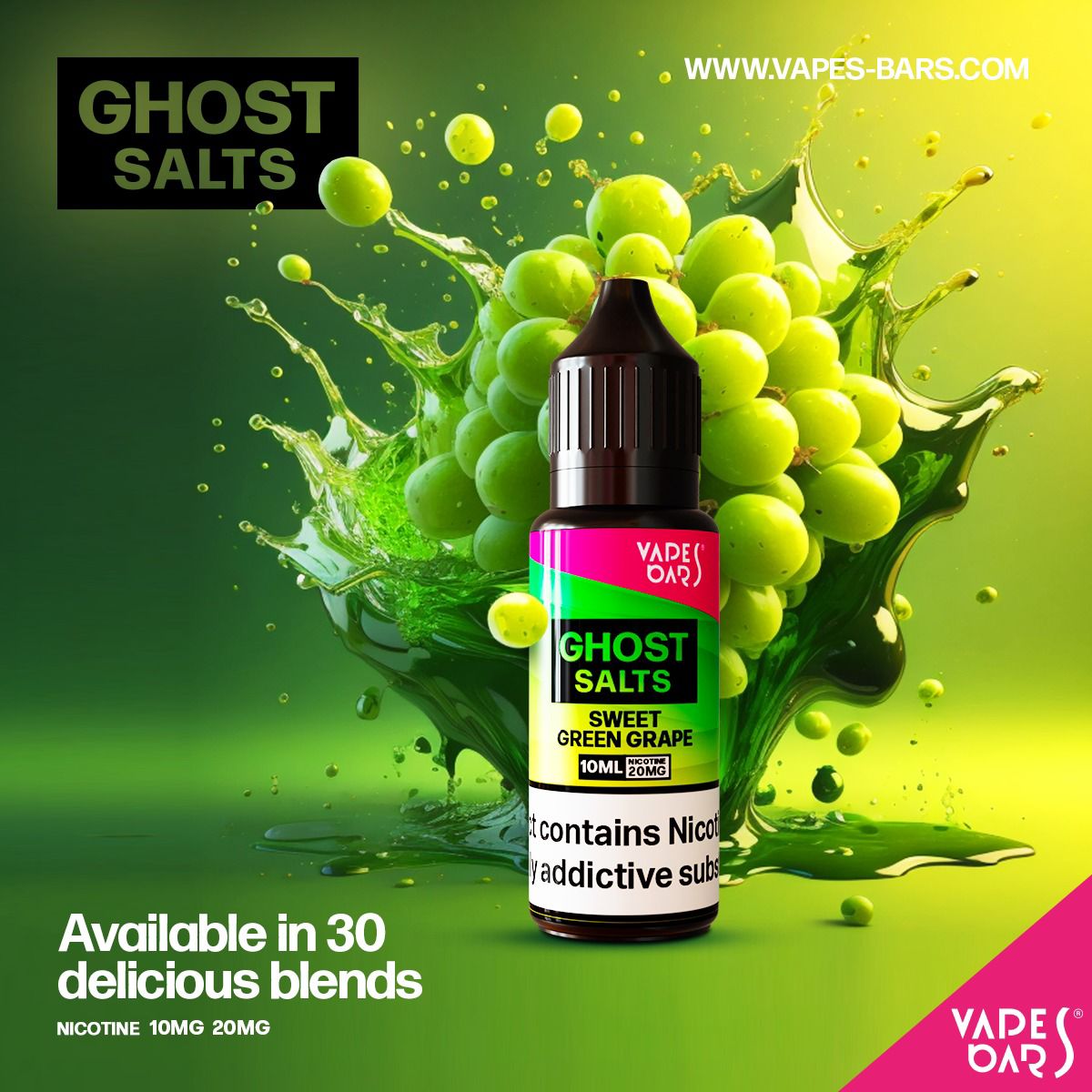 Buy Bulk GHOST 3500 Nic Salts 10ml - Box of 10 - Vape Wholesale Mcr