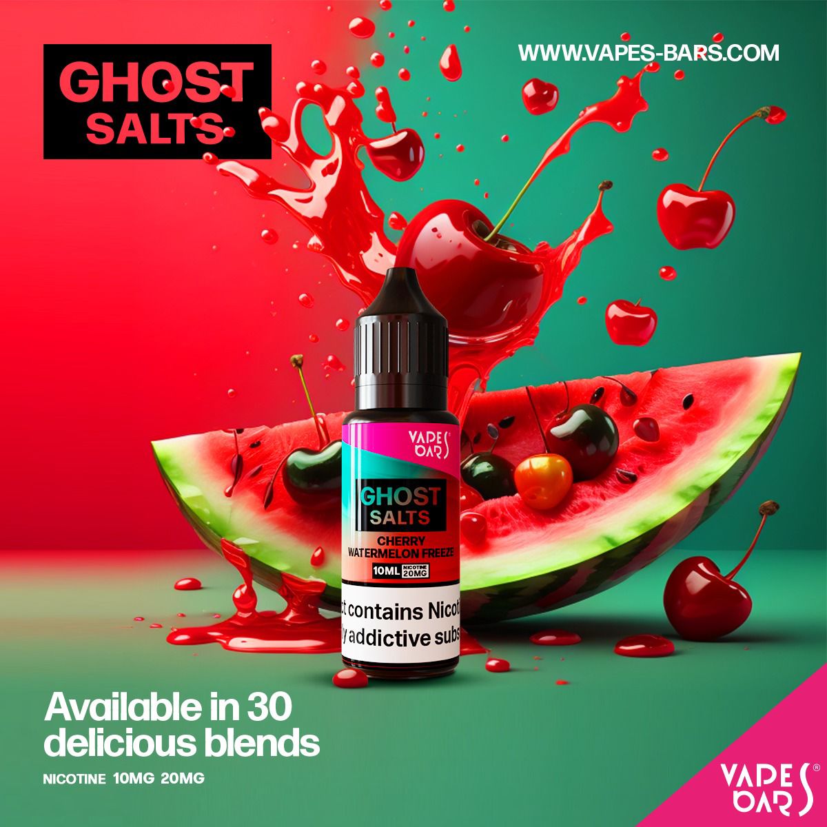 Buy Bulk GHOST 3500 Nic Salts 10ml - Box of 10 - Vape Wholesale Mcr