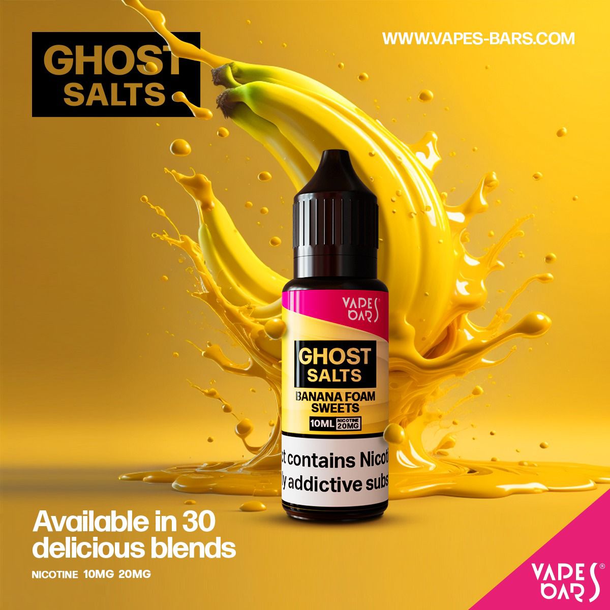 Buy Bulk GHOST 3500 Nic Salts 10ml - Box of 10 - Vape Wholesale Mcr