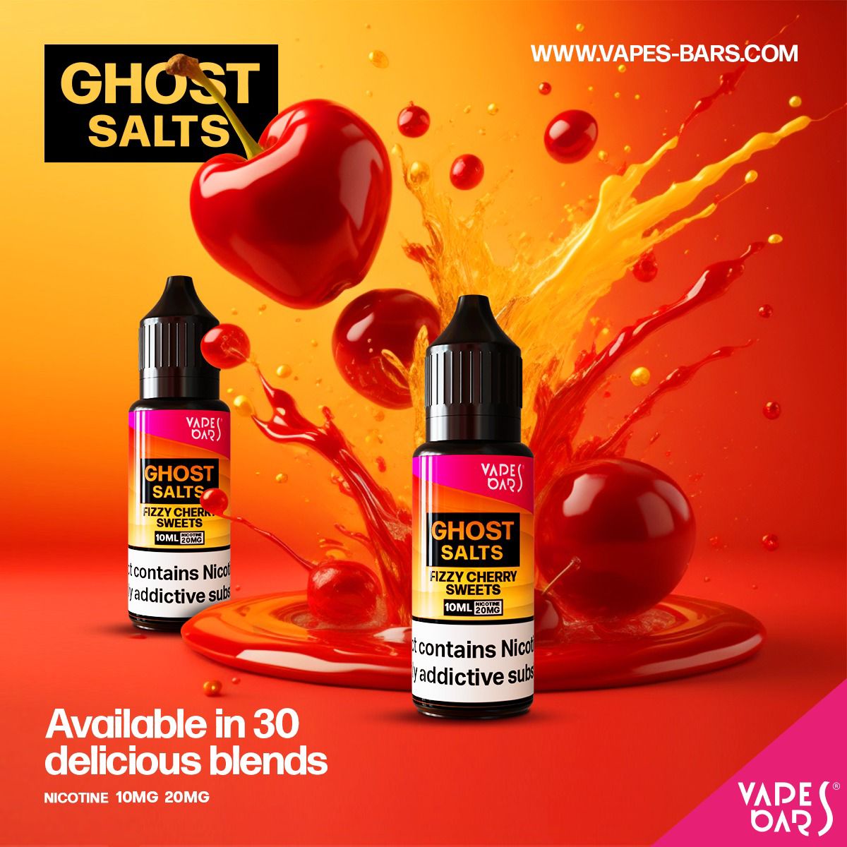 Buy Bulk GHOST 3500 Nic Salts 10ml - Box of 10 - Vape Wholesale Mcr
