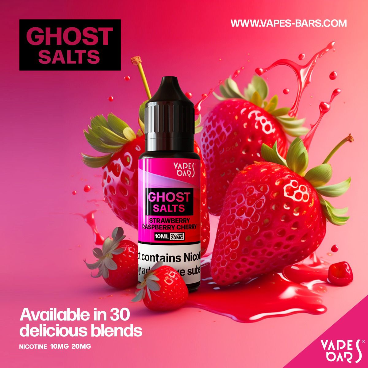 Buy Bulk GHOST 3500 Nic Salts 10ml - Box of 10 - Vape Wholesale Mcr