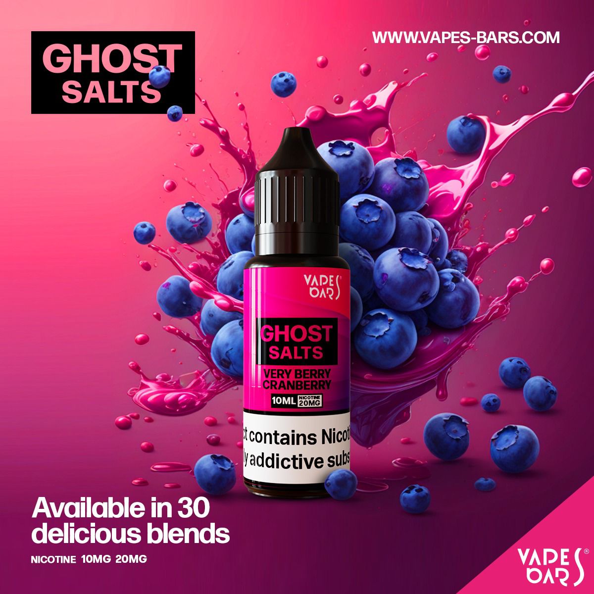 Buy Bulk GHOST 3500 Nic Salts 10ml - Box of 10 - Vape Wholesale Mcr