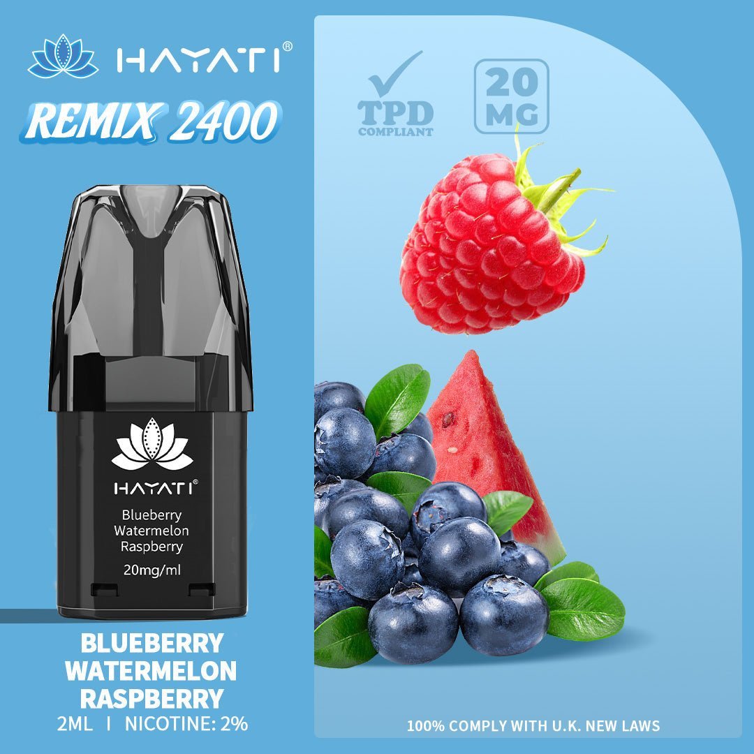 Buy Bulk Hayati Remix 2400 Puffs Replacement Pods - Vape Wholesale Mcr