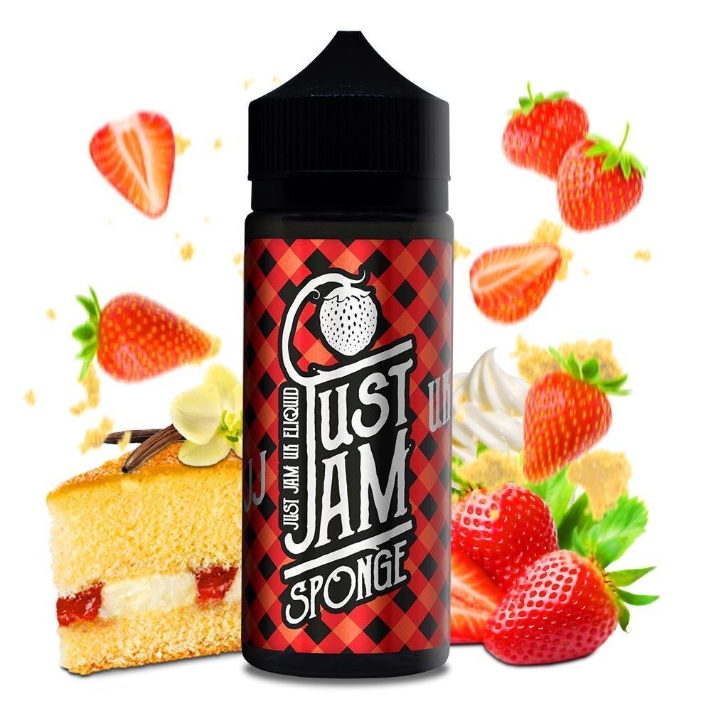 Buy Bulk Just Jam Sponge 100ml Shortfill - Vape Wholesale Mcr
