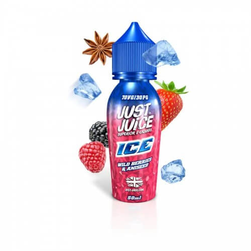 Buy Bulk Just Juice Ice Range 50ml Shortfill E - liquids - Vape Wholesale Mcr