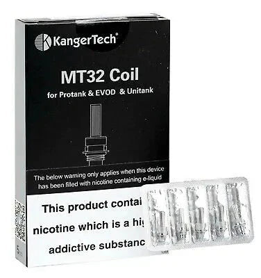 Buy Bulk KangerTech MT32 Coil - Pack of 5 - Vape Wholesale Mcr