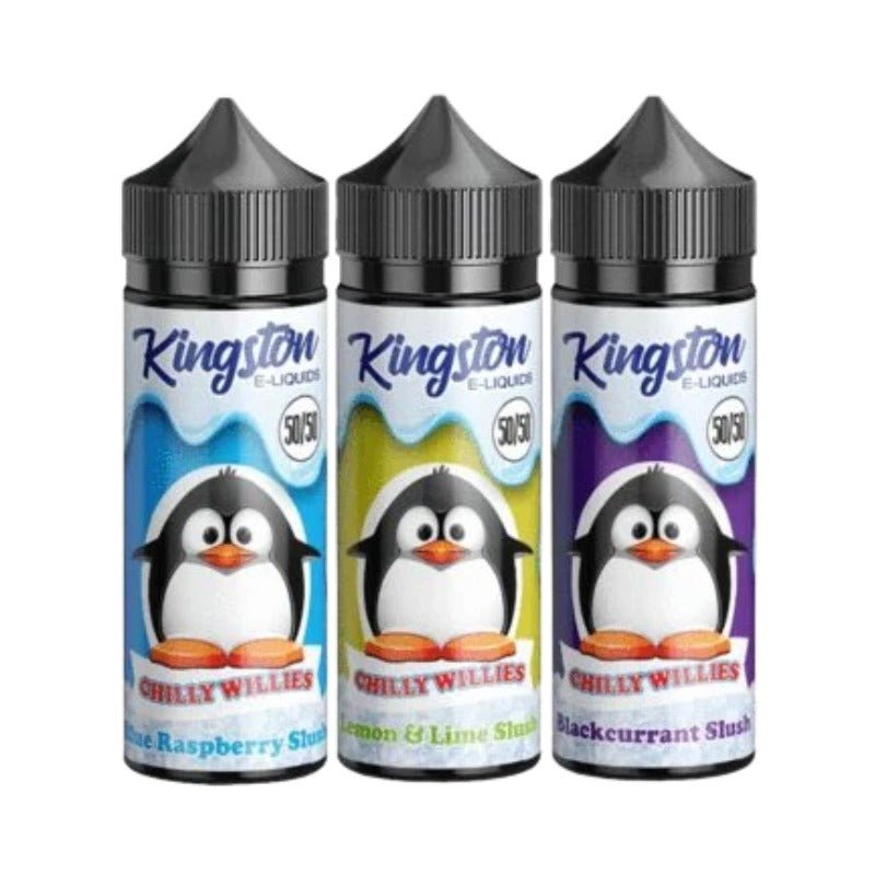 Buy Bulk Kingston 50/50 Chilly Willies 100ML Shortfill - Vape Wholesale Mcr