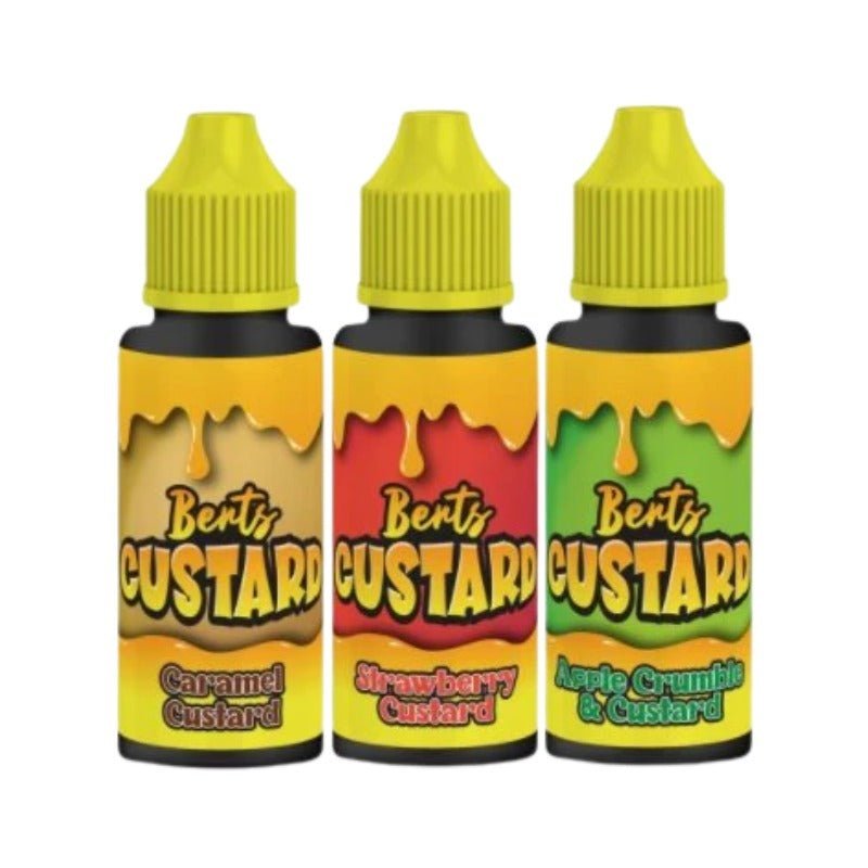Buy Bulk Kingston Berts Custard 100ML Shortfill - Vape Wholesale Mcr