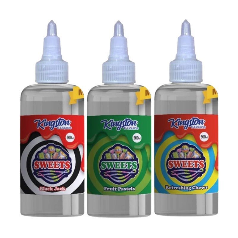 Buy Bulk Kingston E - liquids Sweets 500ml Shortfill - Vape Wholesale Mcr