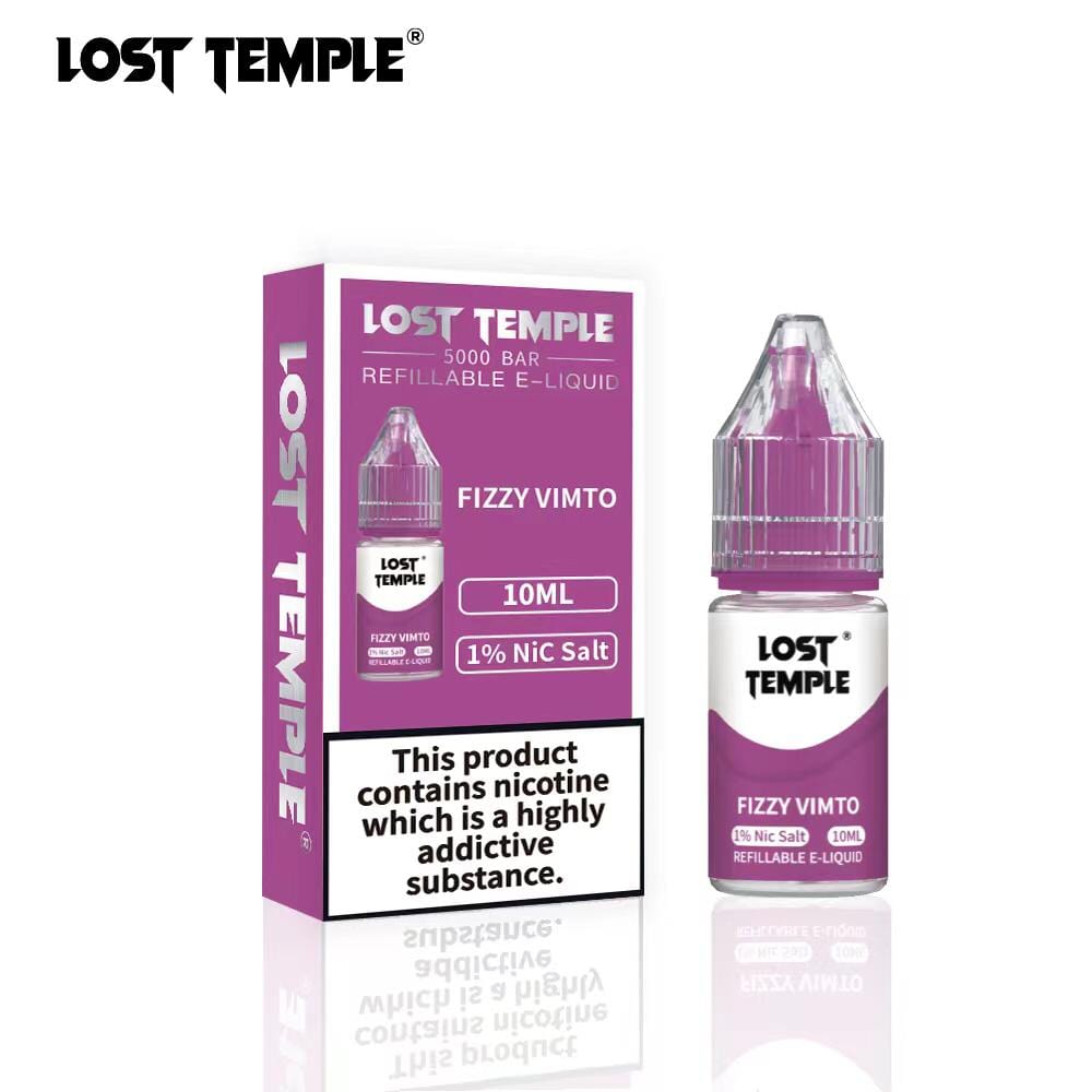 Buy Bulk Lost Temple Nic Salts 10ml - Box of 10 - Vape Wholesale Mcr