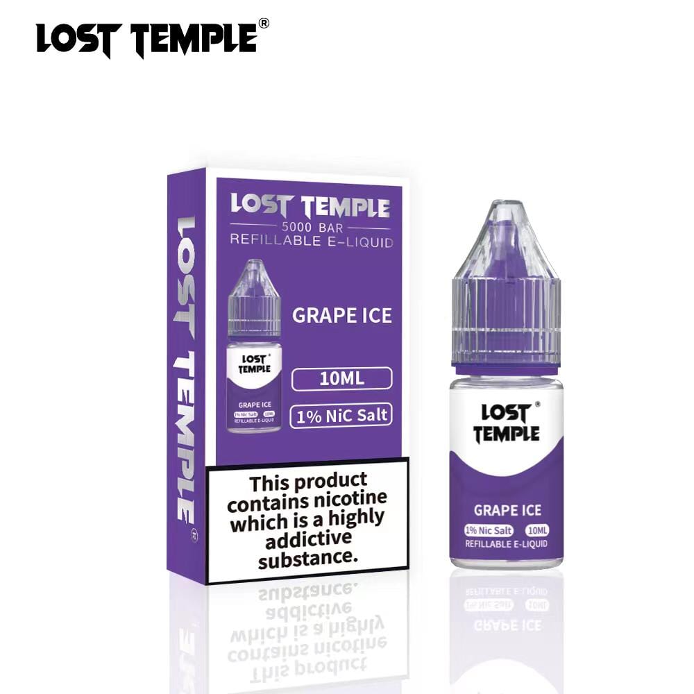 Buy Bulk Lost Temple Nic Salts 10ml - Box of 10 - Vape Wholesale Mcr