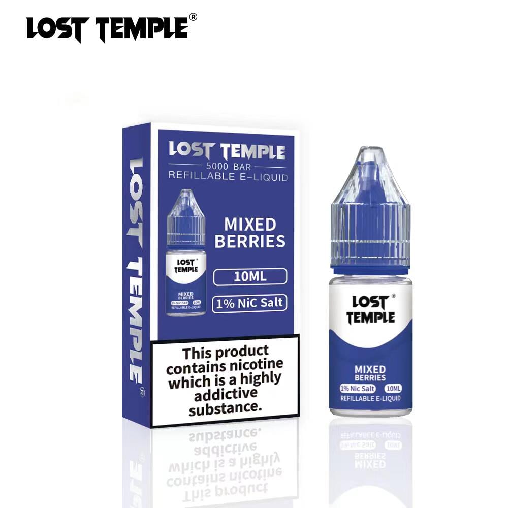 Buy Bulk Lost Temple Nic Salts 10ml - Box of 10 - Vape Wholesale Mcr