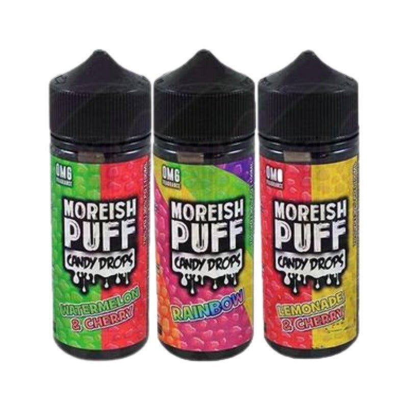 Buy Bulk Moreish Puff Candy Drops 100ML Shortfill - Vape Wholesale Mcr