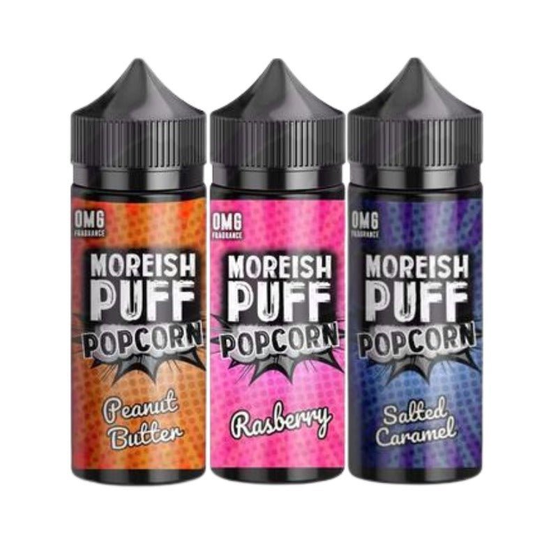 Buy Bulk Moreish Puff Popcorn 100ML Shortfill - Vape Wholesale Mcr