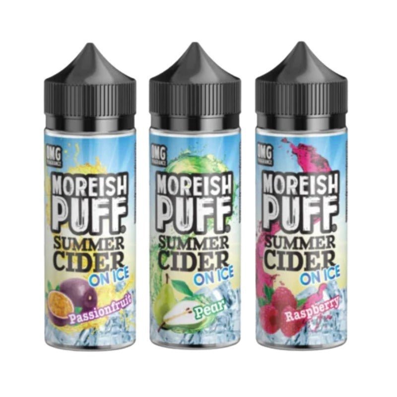Buy Bulk Moreish Puff Summer Cider On Ice 100ML Shortfill - Vape Wholesale Mcr