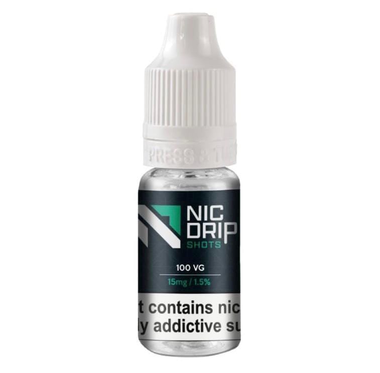 Buy Bulk NIC DRIP - 100VG - 15MG - NICOTINE SHOT - Vape Wholesale Mcr