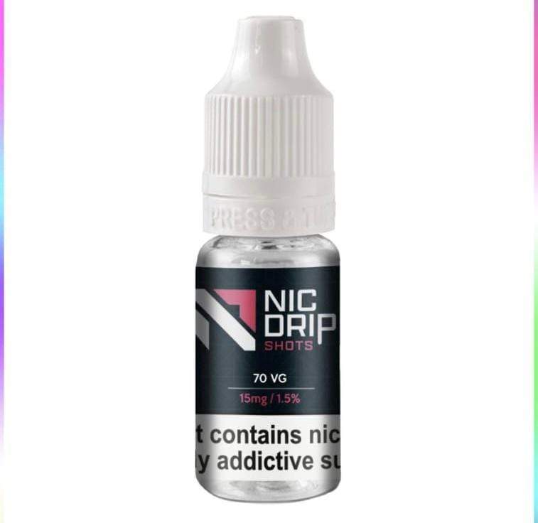 Buy Bulk NIC DRIP - 70VG - 15MG - NICOTINE SHOT - Vape Wholesale Mcr