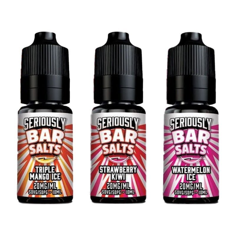 Buy Bulk Seriously Bar Salt 10ml E - liquids Nic Salts - Box of 10 - Vape Wholesale Mcr