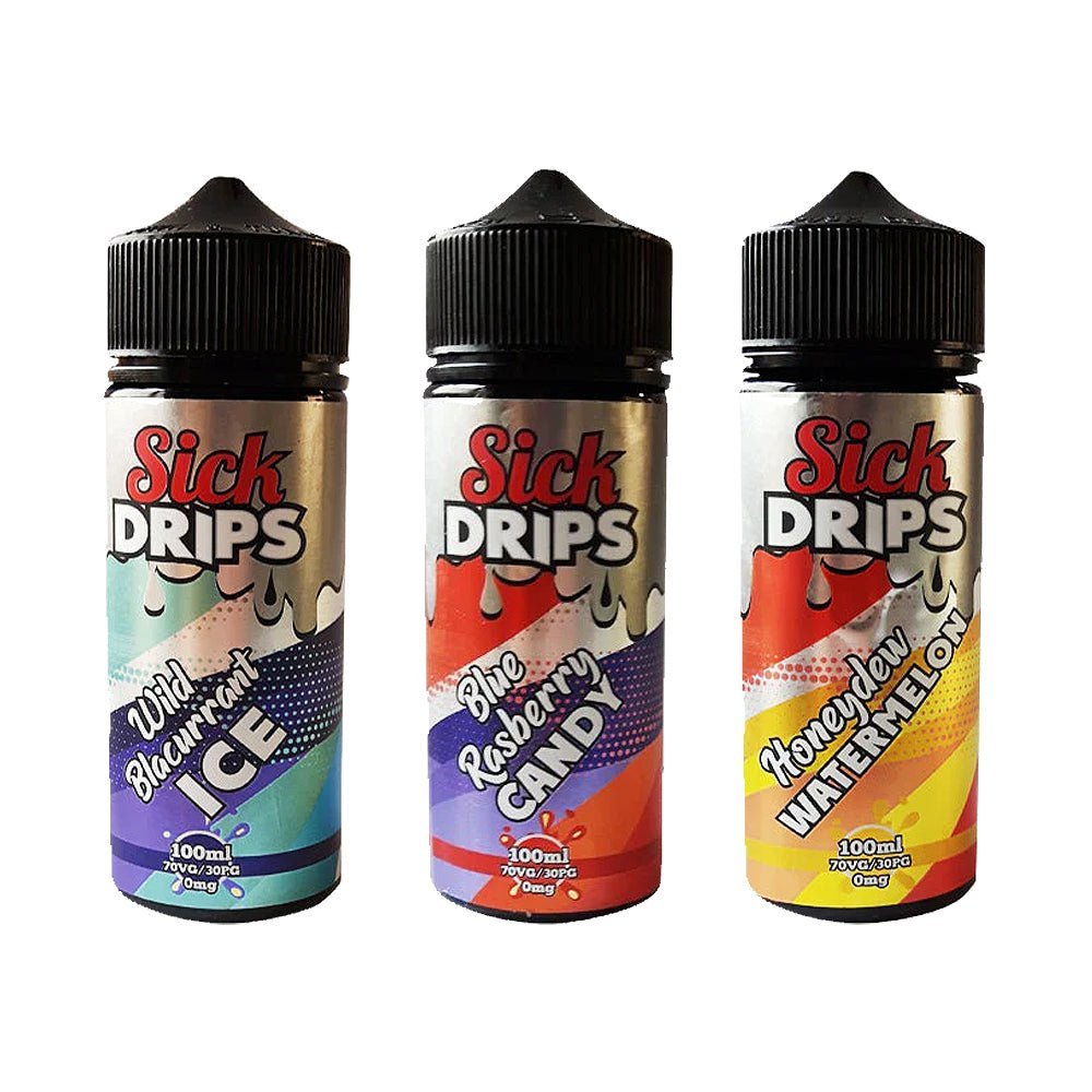 Buy Bulk Sick Drips 100ml Shortfill - Vape Wholesale Mcr