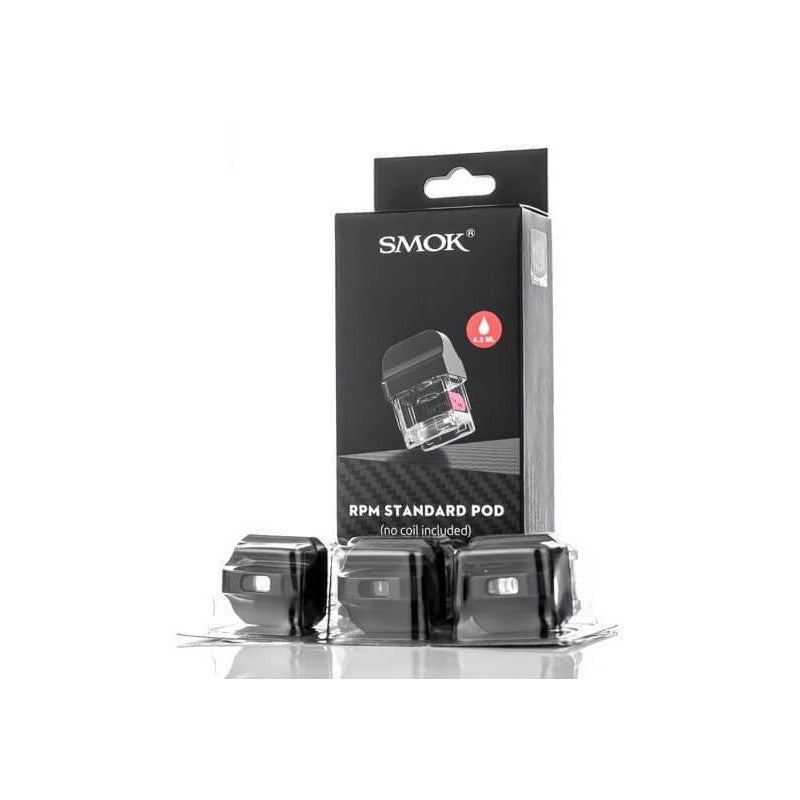Buy Bulk Smok RPM Standard Empty Pod 4.5ML - Pack of 3 - Vape Wholesale Mcr