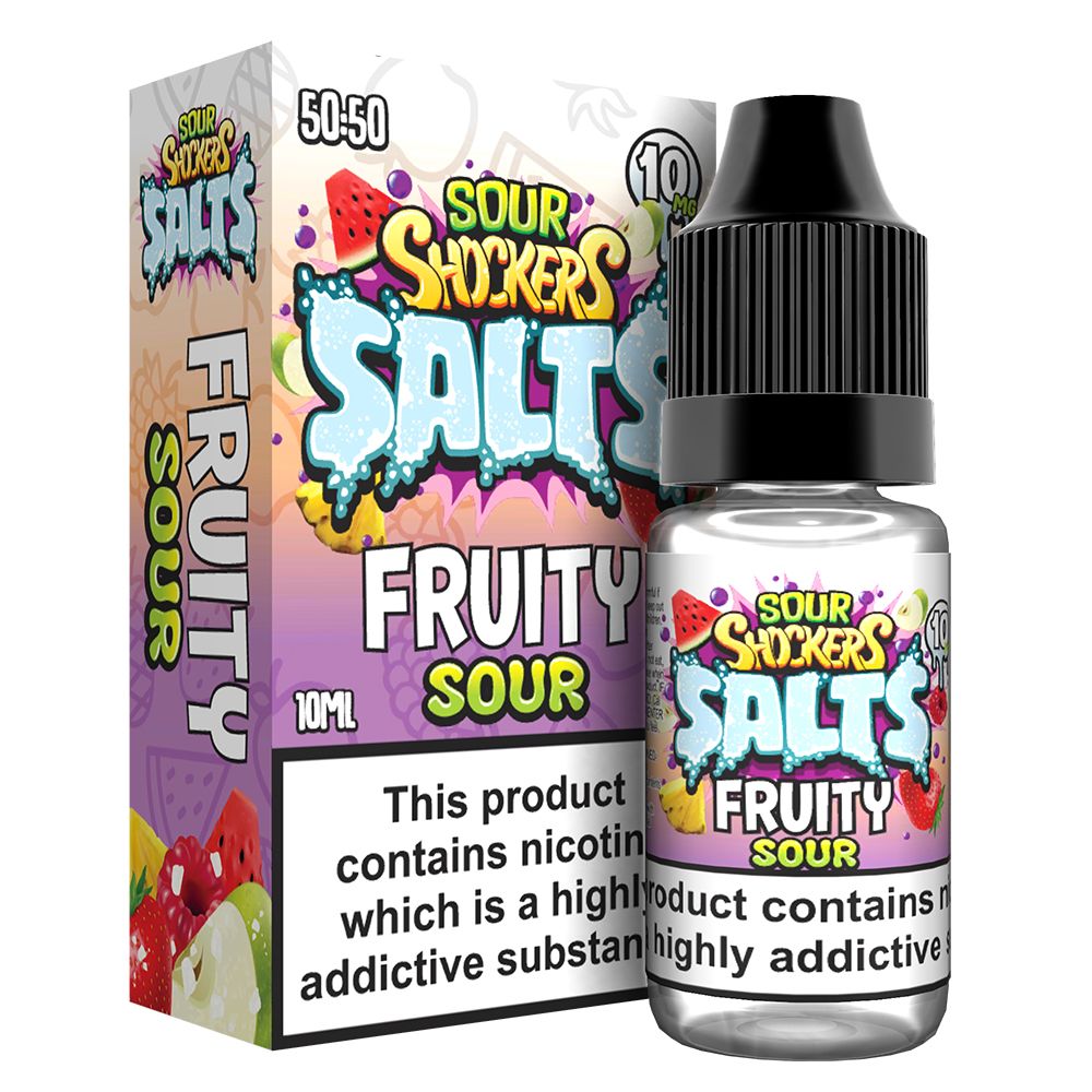 Buy Bulk Sour shockers Nic Salt 10ml Pack of 5 - Vape Wholesale Mcr