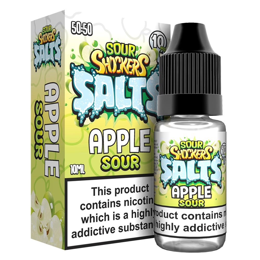 Buy Bulk Sour shockers Nic Salt 10ml Pack of 5 - Vape Wholesale Mcr
