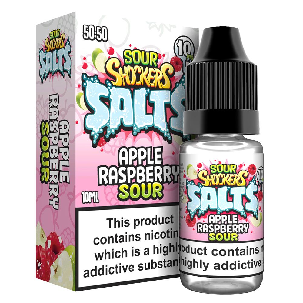 Buy Bulk Sour shockers Nic Salt 10ml Pack of 5 - Vape Wholesale Mcr