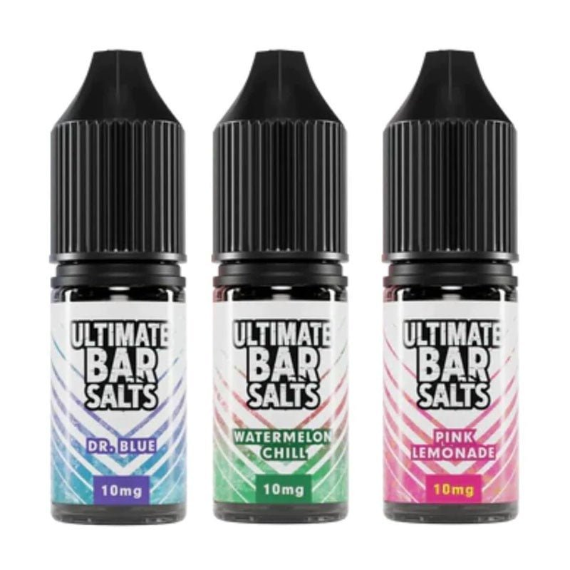 Buy Bulk Ultimate Bar Salt 10ml E - liquids Nic Salts - Box of 10 - Vape Wholesale Mcr