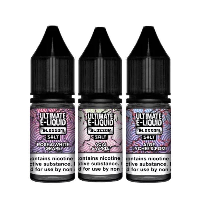 Buy Bulk Ultimate E - Liquid Blossom 10ML Nic Salt (Pack of 10) - Vape Wholesale Mcr