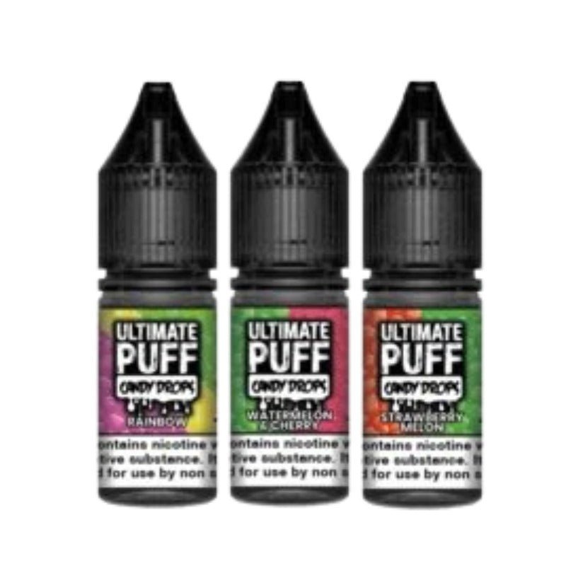 Buy Bulk Ultimate Puff 50/50 Candy Drops 10ML Shortfill (Pack of 10) - Vape Wholesale Mcr