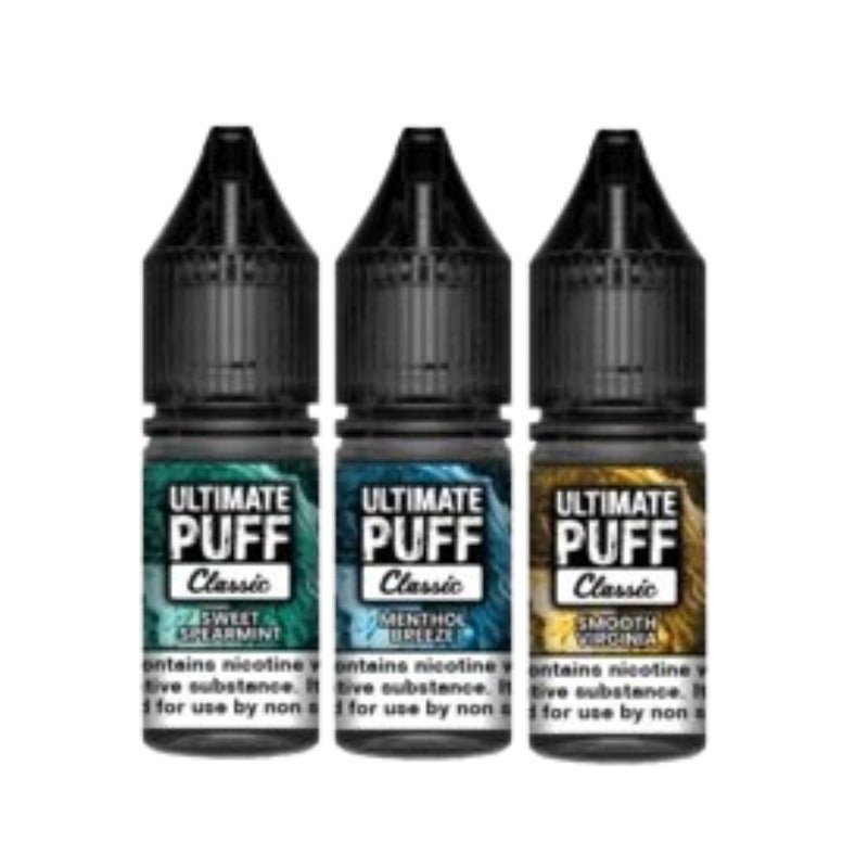Buy Bulk Ultimate Puff 50/50 Classic 10ML Shortfill (Pack of 10) - Vape Wholesale Mcr