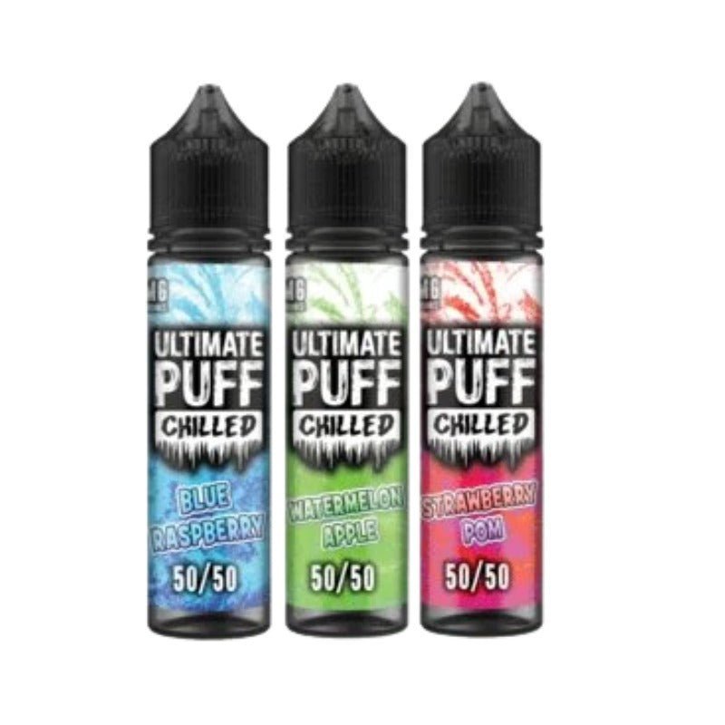 Buy Bulk Ultimate Puff Chilled 50ml Shortfill - Vape Wholesale Mcr