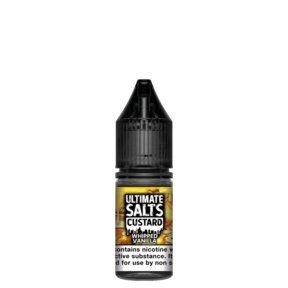 Buy Bulk Ultimate Salts Custard 10ML Nic Salt (Pack of 10) - Vape Wholesale Mcr