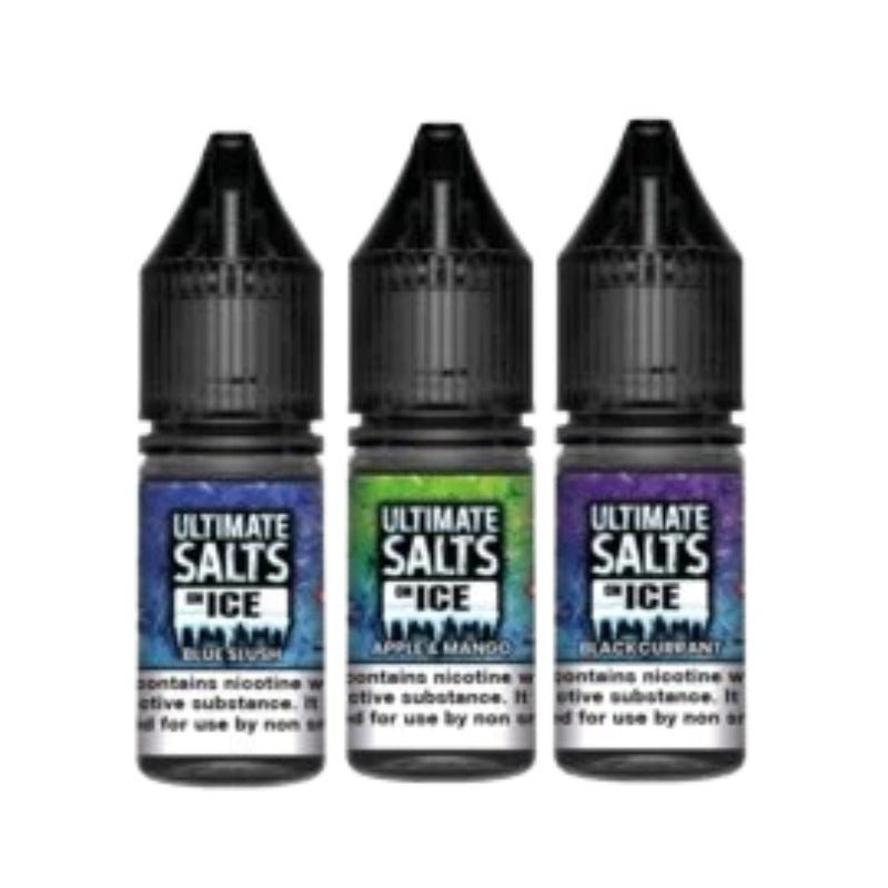 Buy Bulk Ultimate Salts On Ice 10ML Nic Salt (Pack of 10) - Vape Wholesale Mcr