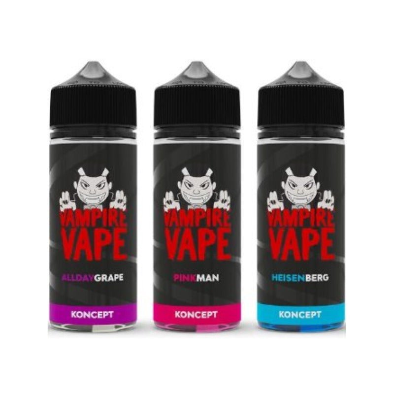 Buy Bulk Vampire Vape Koncept 100ml Shortfills E - liquids - Vape Wholesale Mcr
