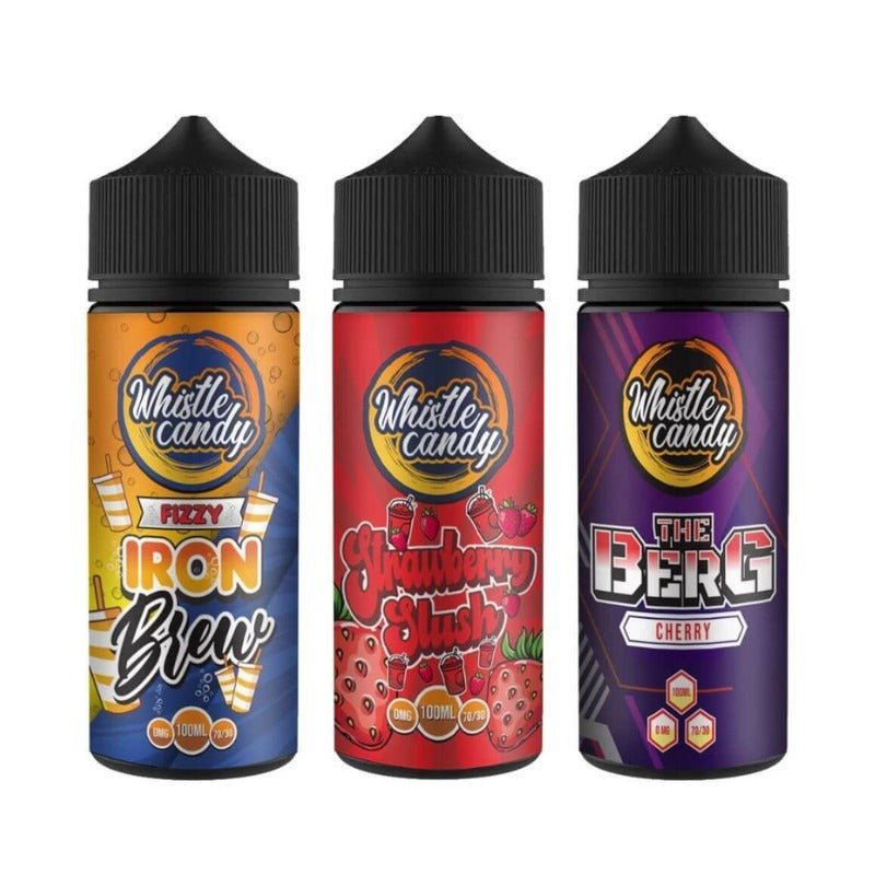 Buy Bulk Whistle Candy 100ml E Liquid Shortfill - Vape Wholesale Mcr