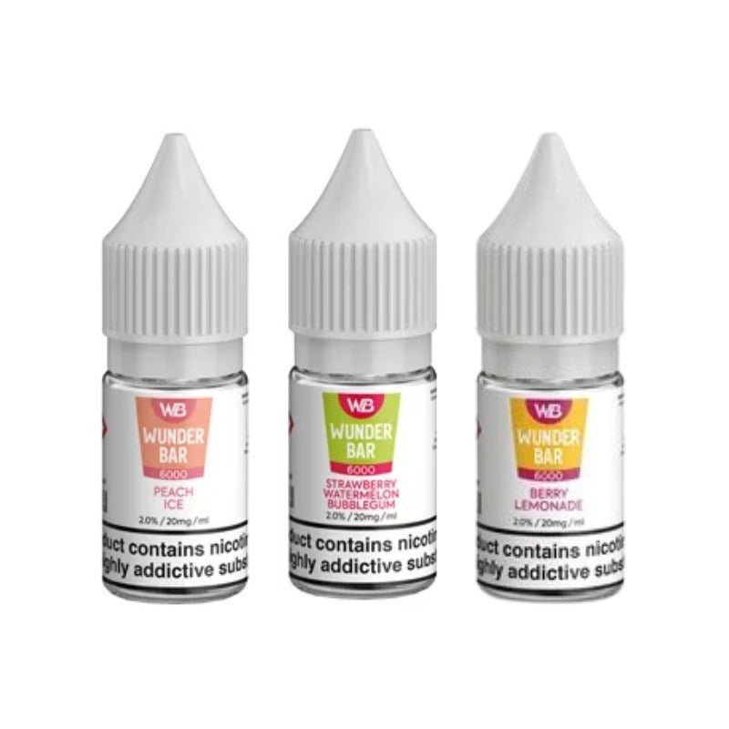Buy Bulk Wundar Bar 6000 Nic Salt 10ml - Box Of 10 - Vape Wholesale Mcr